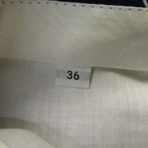 Hart Schaffner Marx Dress Pants Mens 36 Wool Cashmere Gray Pleated Unhemmed - Picture 5 of 16